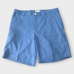Peter Millar Wicking Men's Shorts 35 Blue Golf Golfer Chino Wicking Outdoor